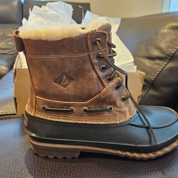 Sperry Decoy Shearling Boot NIB Brwn main image 8